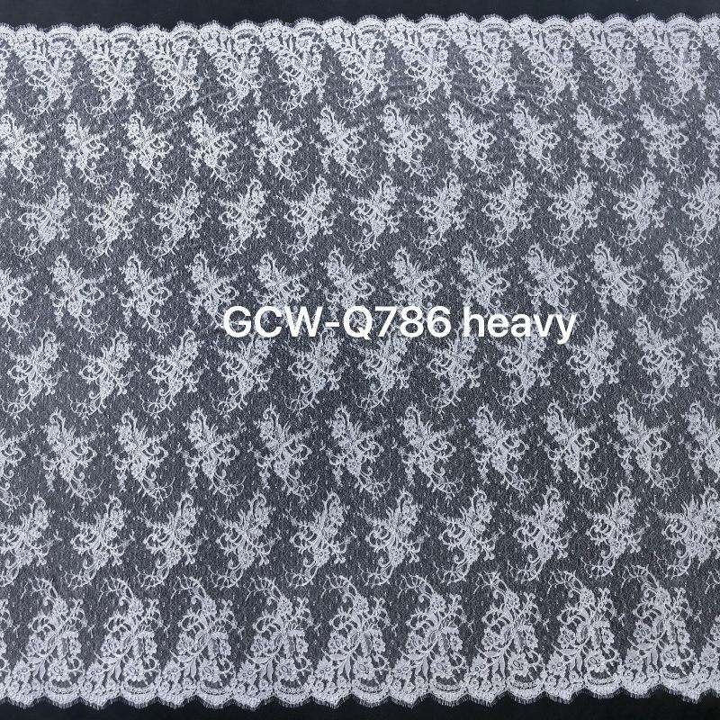 GCW-Q786 Heavy | Dense Botanical Vine Cord Lace | 3D Embossed Bridal Fabric